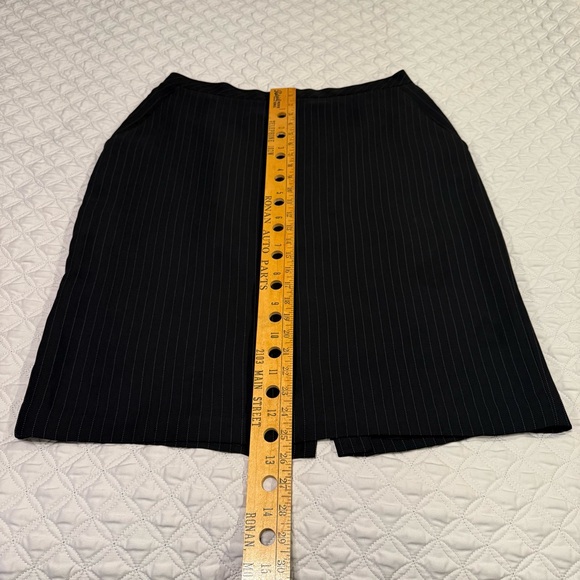 Alfani Black Pinstripe Pencil Skirt - 14w - Picture 3 of 13